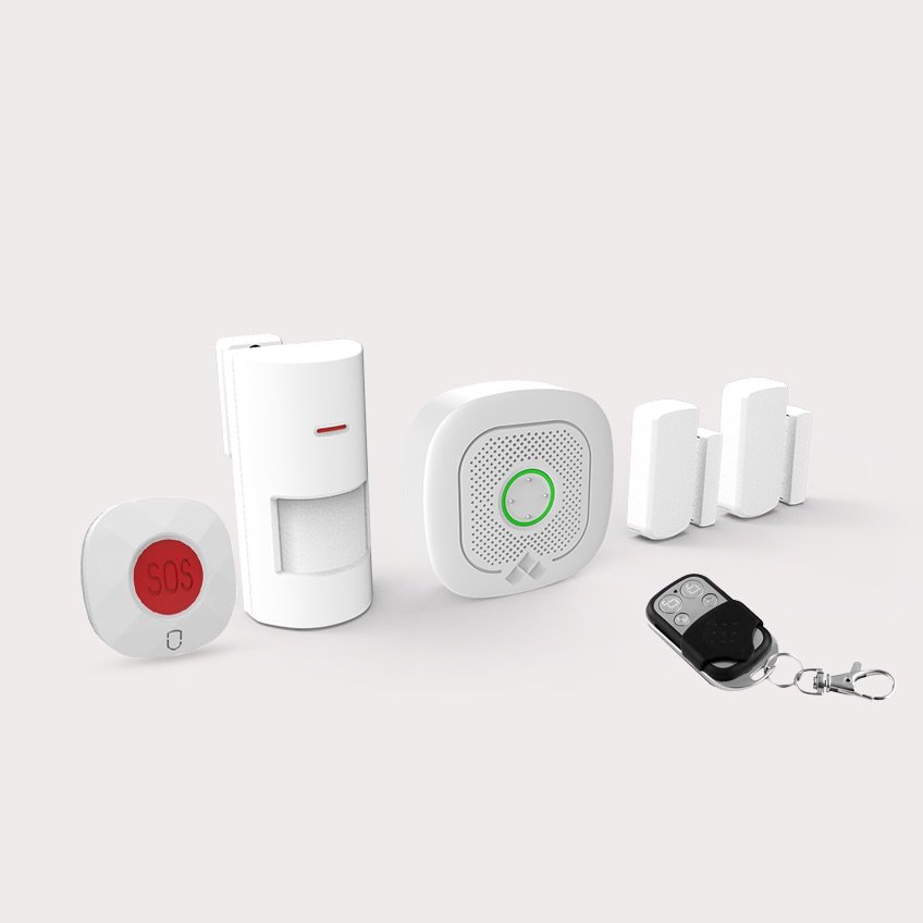 Tuya Smart Home Wifi indoor House Loud Security Alarm Wireless Siren Alarm RF433 Sensor Works With Google Home Alexa