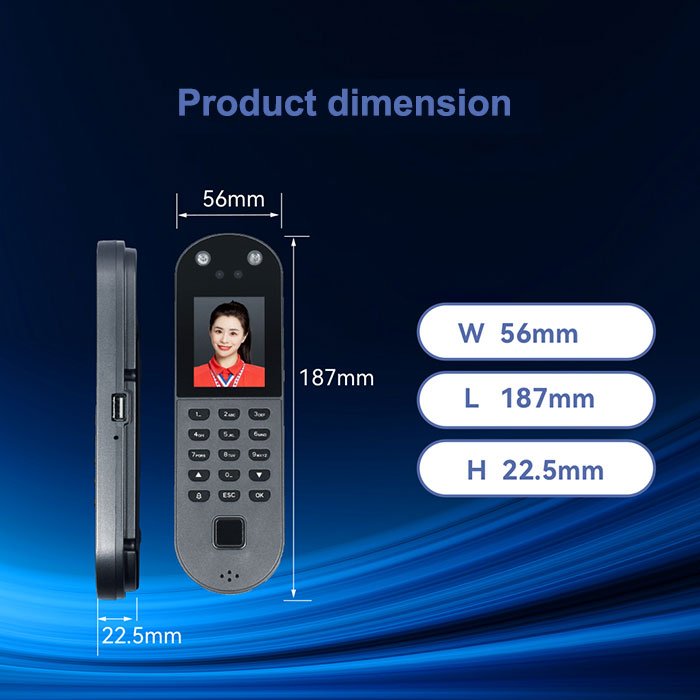 Fingerprint device Face time attendance for door access control terminal
