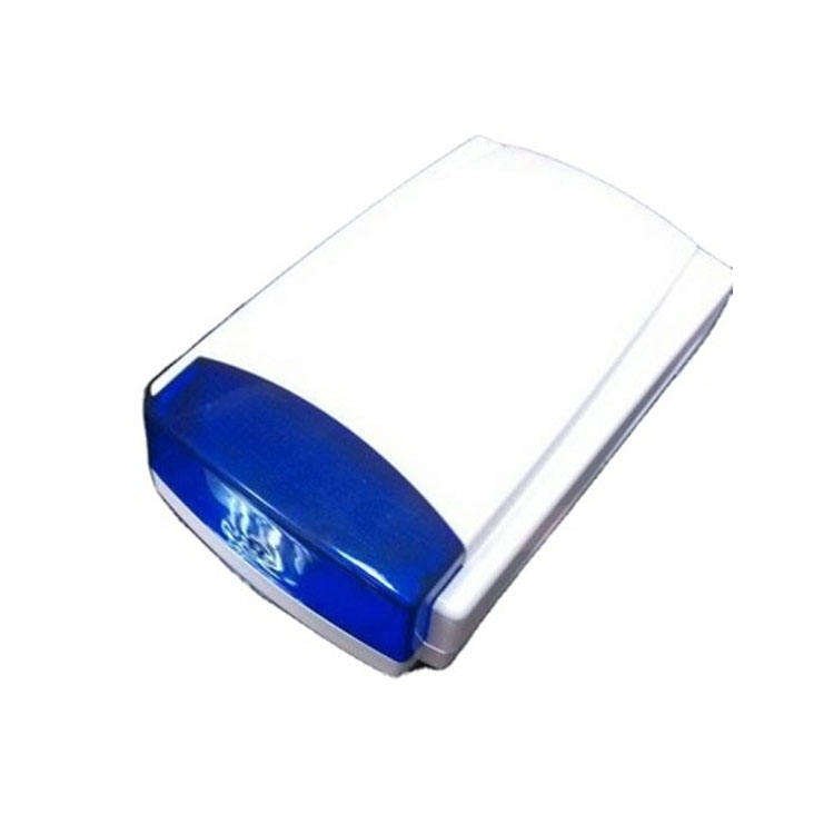 Promotion Blue Light 90 Time/Minute Siren Strobe Alarms 110db 12v Wired Home Burglar Alarm System Electronic Siren
