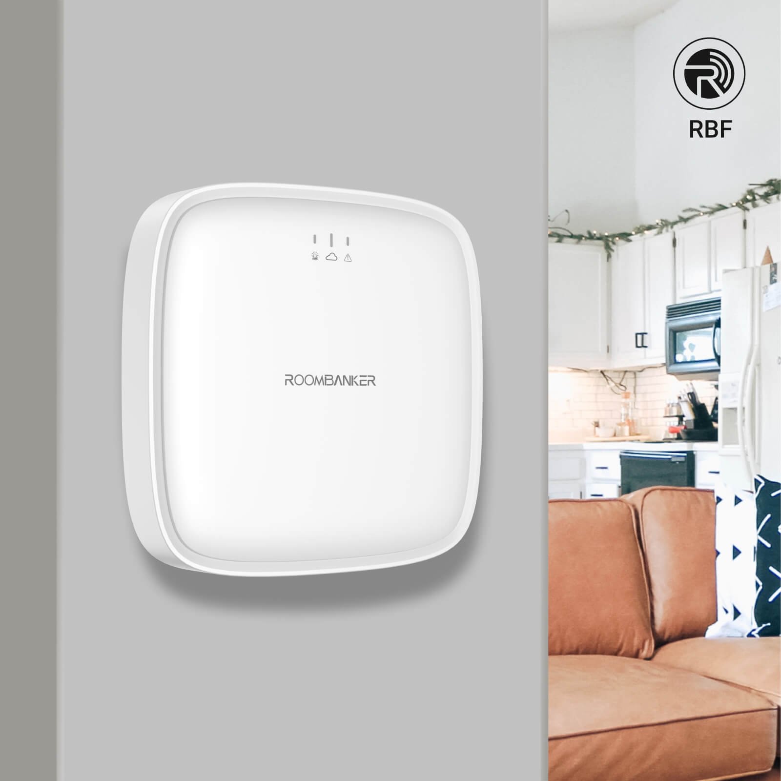 Roombanker GSM Home Alarm Security System Anti Burglar Wireless Home Security System Kit with Zigbee Bluetooth