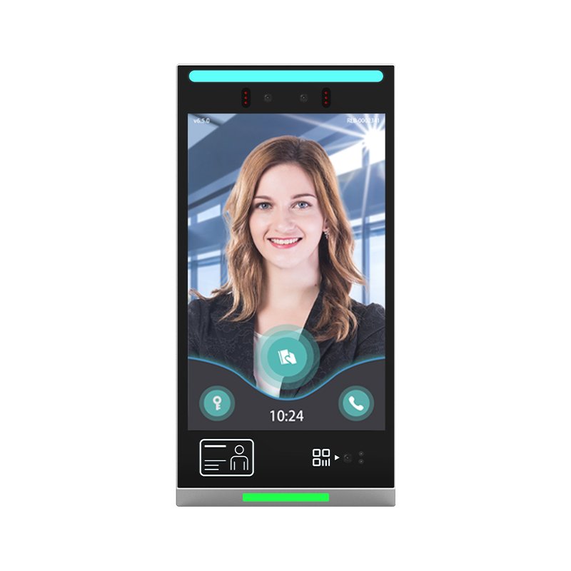 Best Quality Big Screen 10.1-inch Attendance System Using Face Recognition For Access Control Face Detection Device