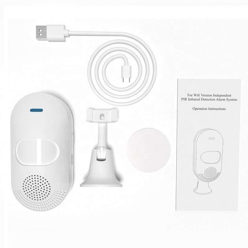 Wifi Tuya App Anti Intrusion Home Indoor Security System Wireless Infrared Motion Sensor Alarm Detector Infrared Sensor Alarm