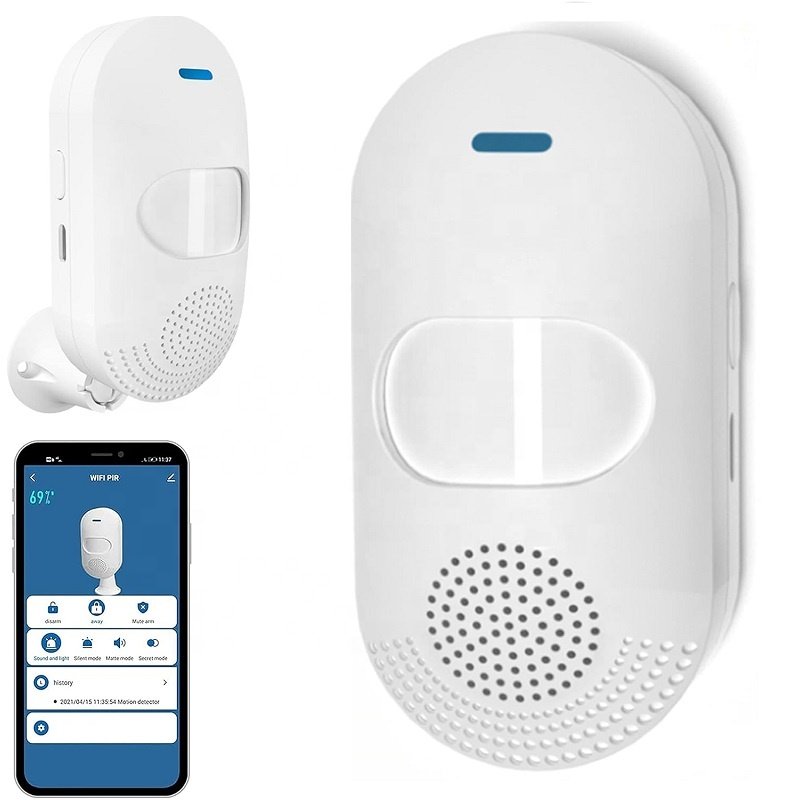 Wifi Tuya App Anti Intrusion Home Indoor Security System Wireless Infrared Motion Sensor Alarm Detector Infrared Sensor Alarm
