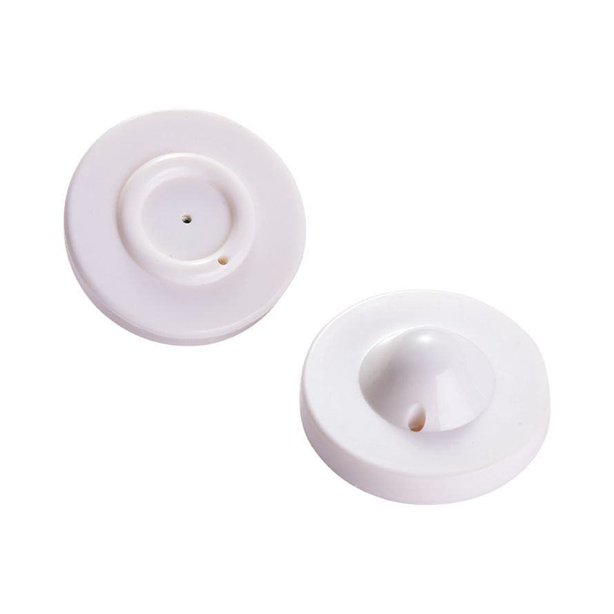 T--D42 Clothing shop Round style EAS 8.2MHz RF EAS Security Tags & lanyard for Retail Rf Security system door