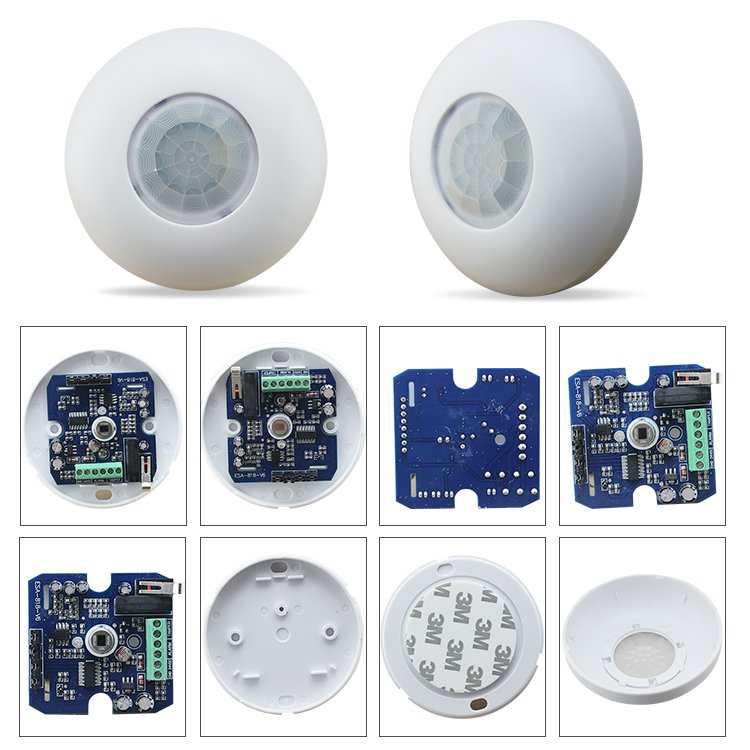 360 Degree Wide Range Passive Infrared Motion Sensor Detector Alarm for Home and Business Security