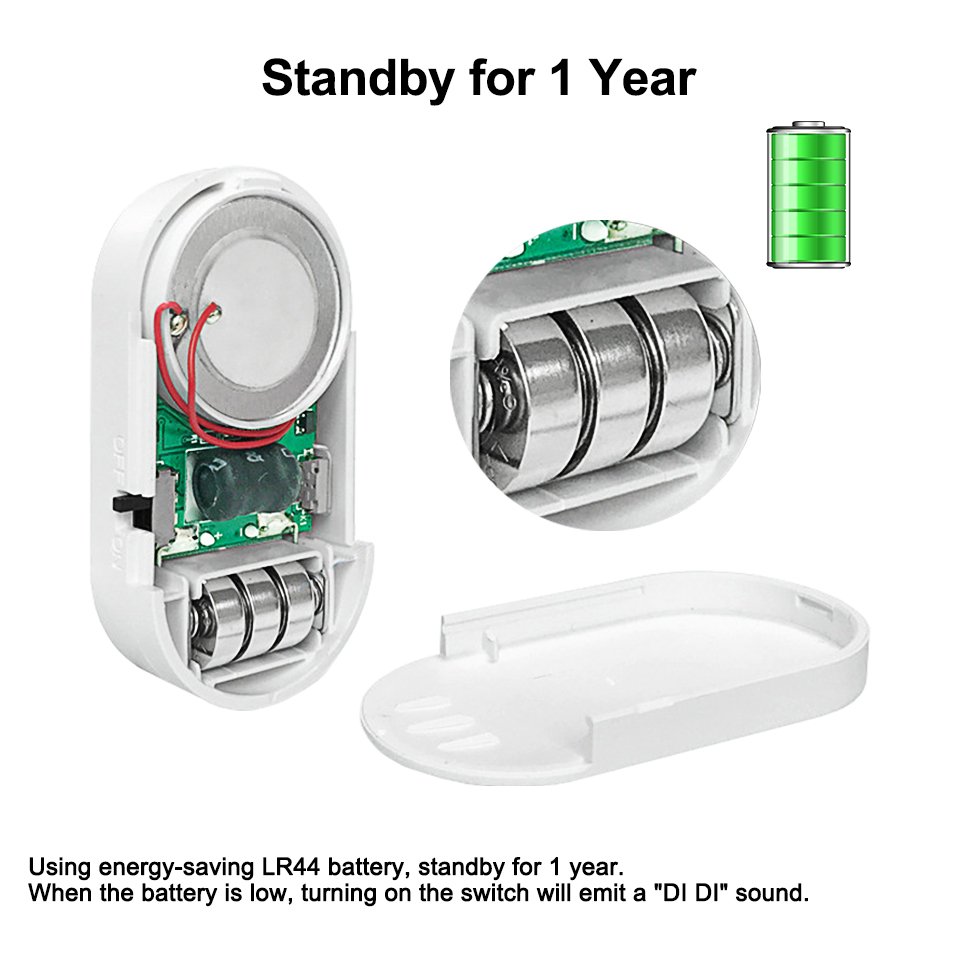 2024 CallTou 130 Decibel Super Door and Window 5 Mode Burglar Sensor Doorbell Alarm Smart Home Garage System