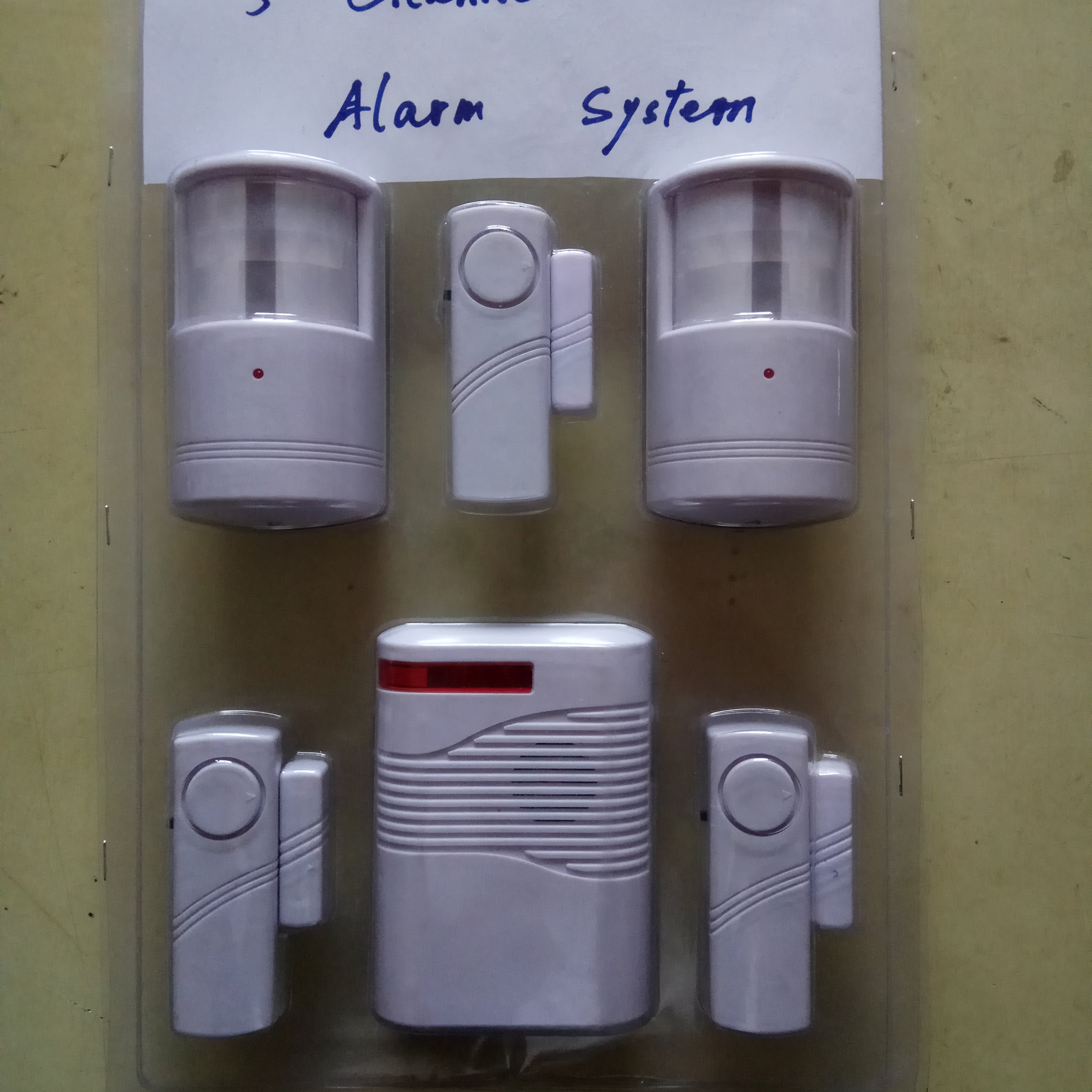 5 CHANNEL WIRELESS ALARM SYSTEM