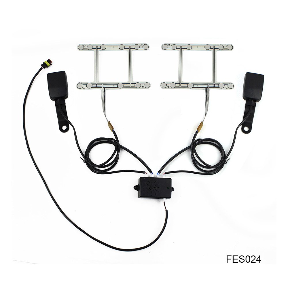 2 Point 3 Point Seat Belt Voice Reminder Seatbelt Alarm System for Seat
