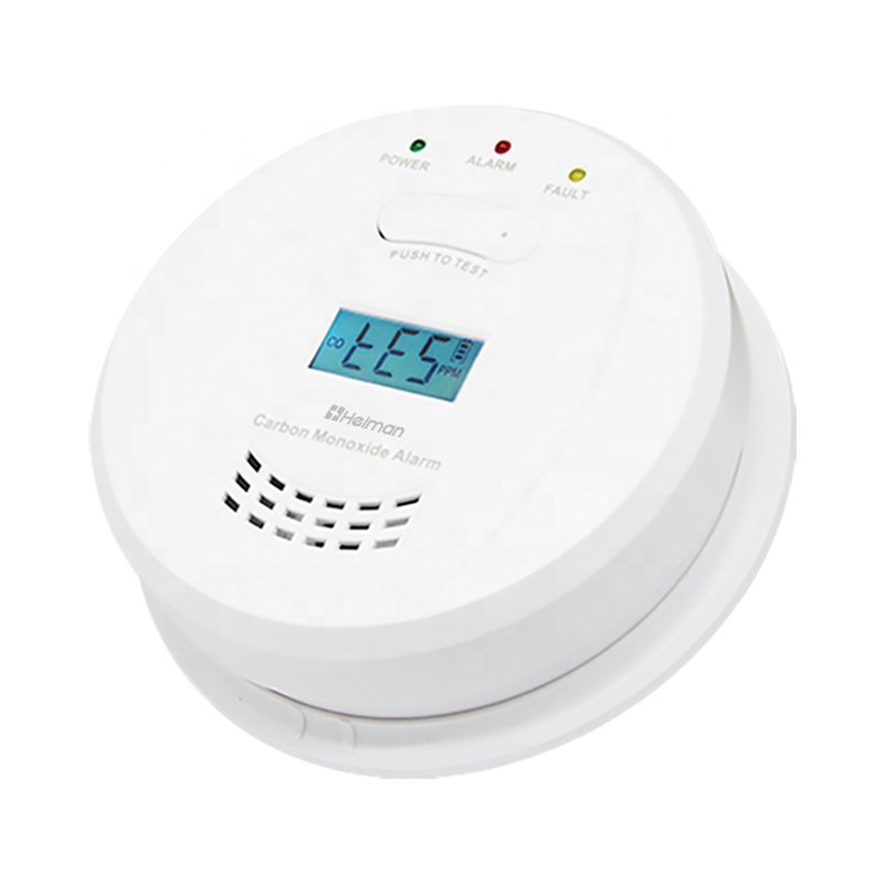 Conventional stand alone co alarm kitchen cooking gas leak detector alarm system for home