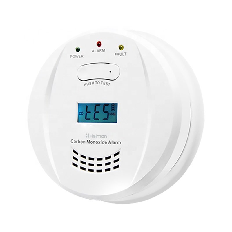Conventional stand alone co alarm kitchen cooking gas leak detector alarm system for home