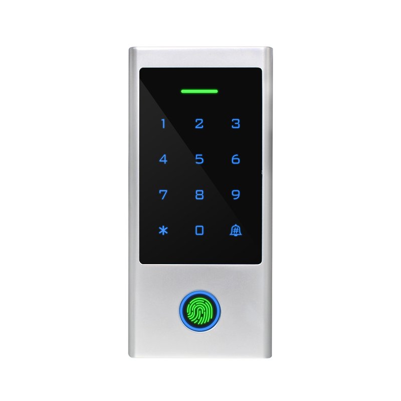 Tuya Smart WiFi access control with finger print keypad remote door opening rfid door control access system keyless entry system