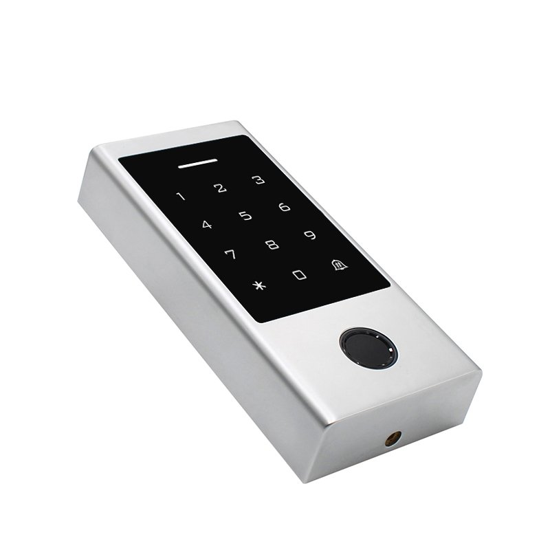 Tuya Smart WiFi access control with finger print keypad remote door opening rfid door control access system keyless entry system