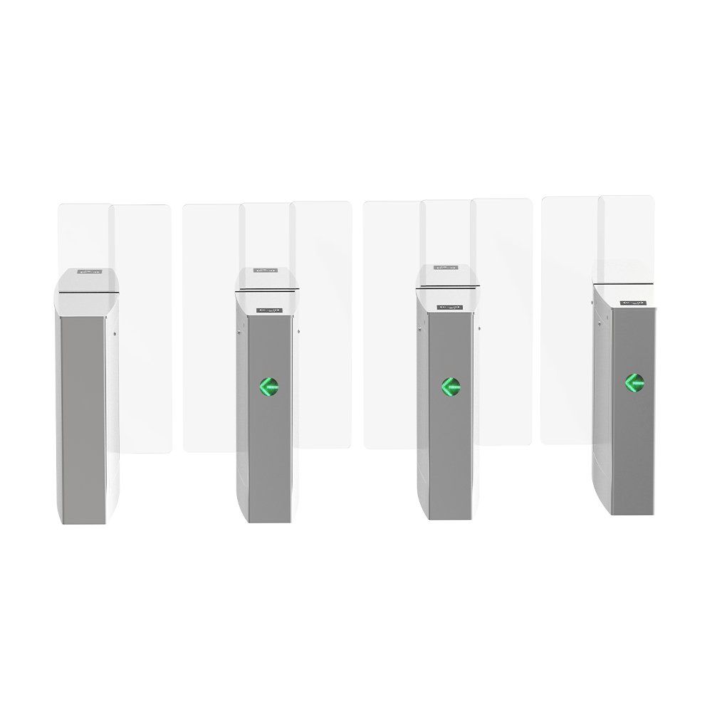 Advanced Security Sliding Turnstile Gate with Facial Recognition RFID And Intrusion Alarms