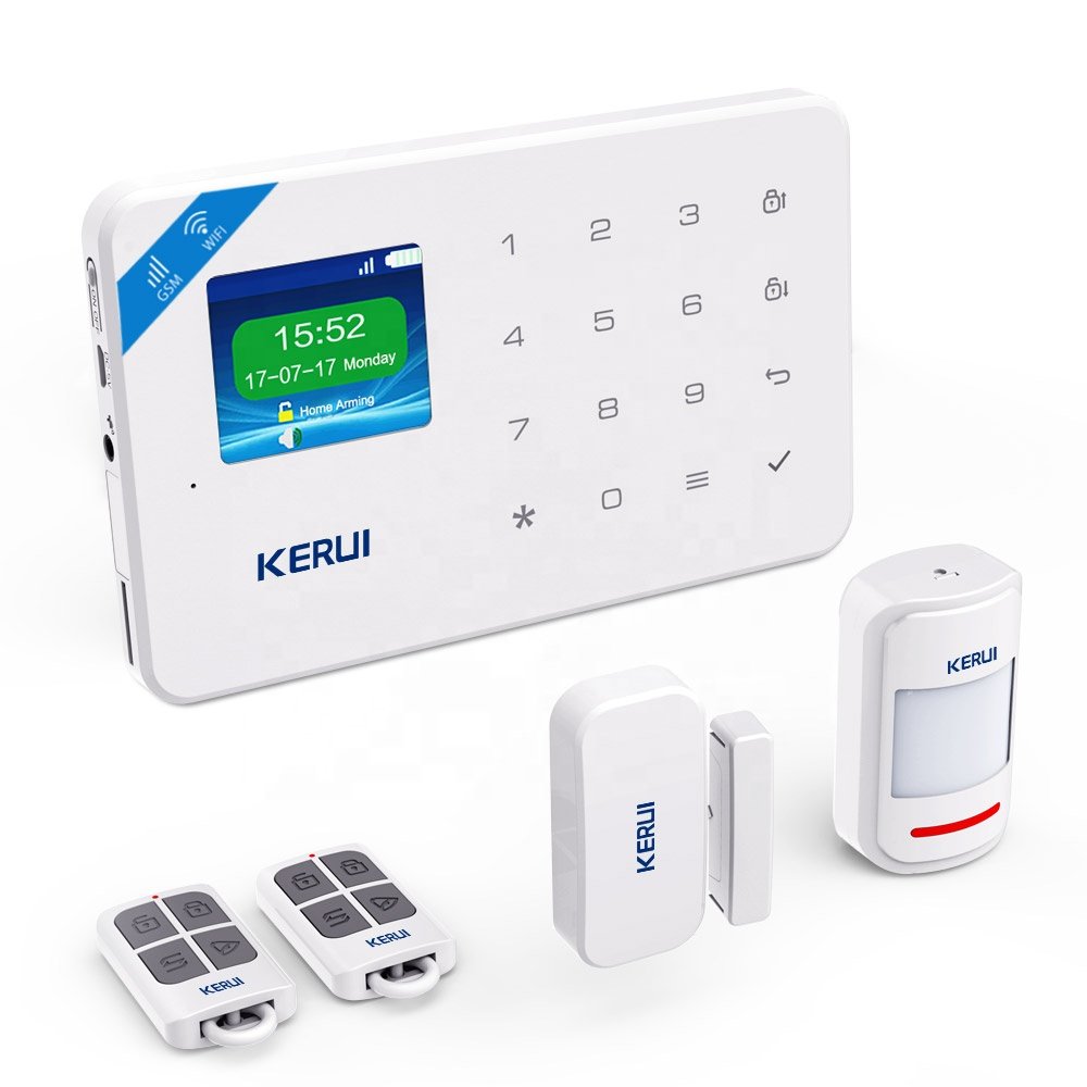 2024 Tuya Home 6 Languages Wireless 4G Smart Siren Alarm Burglar Alarm System Kit with Solar Strobe Siren