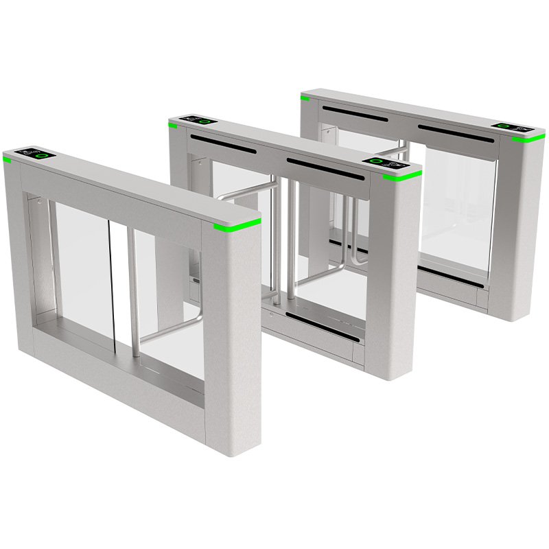 Zento Heavy Duty Tailgating Alarm Efficient RFID Card Access Control System Visitor Management Systems Swing Barrier Turnstile