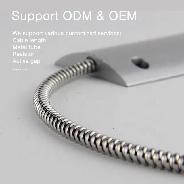 Surface Mounted Roller Shutter Normally Closed Magnetic Contact Door Sensor with OKI Reed Switch