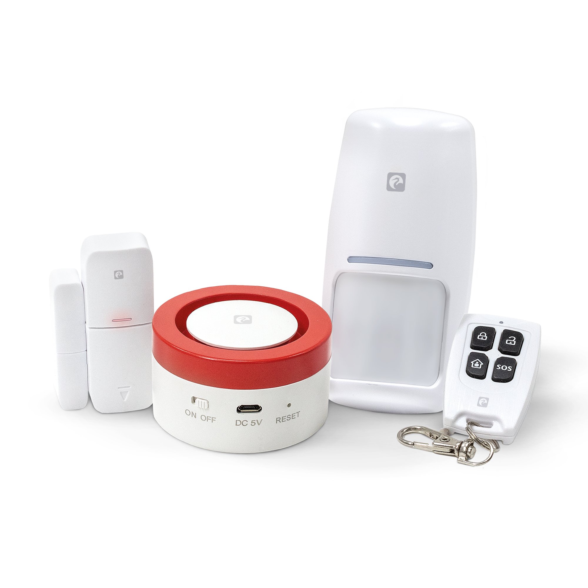 Garza Brand Motion And Door Window Opening Sensor 120 dB Siren Smart Kit Wifi Smart Home Alarm System