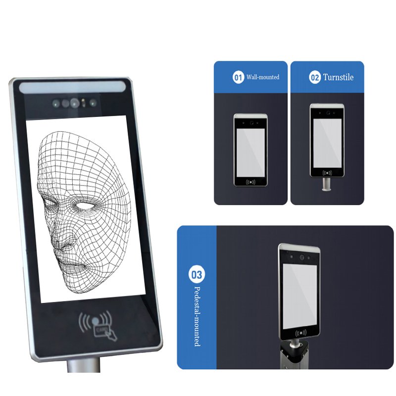Automated Biometric Access Control System Clock-in/Clock-out Face Recognition Employee Time Management Gym Member Attendance