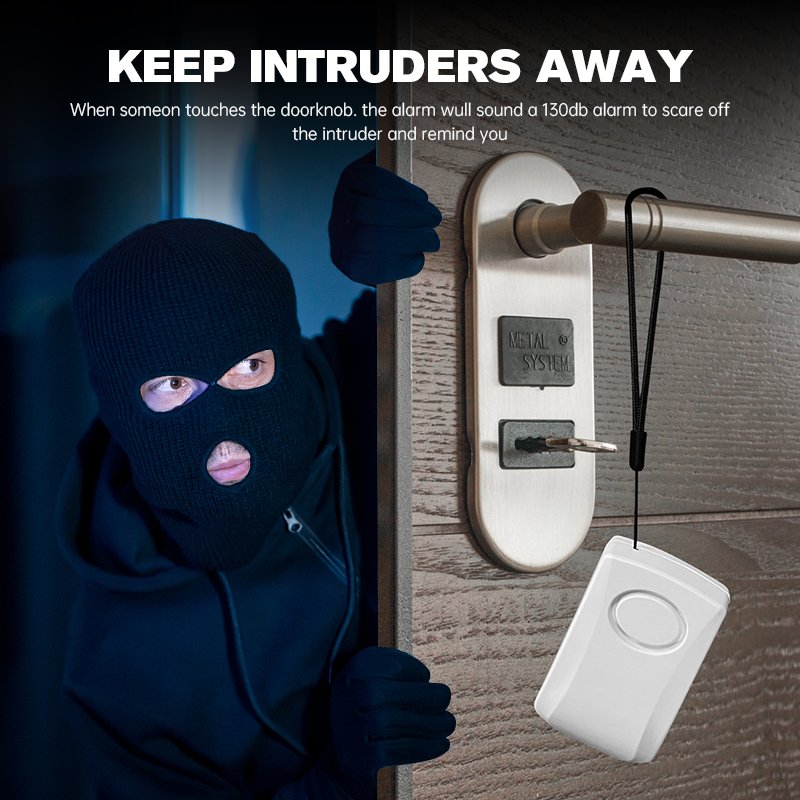 Door Alarm System With Siren,Window Door Entry Alarm,Home Security Motion Alarm Sensor