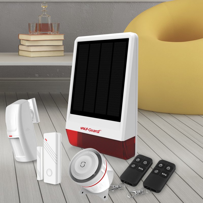Wireless GSM Solar Siren Alarm GSM Alarm system for home security system