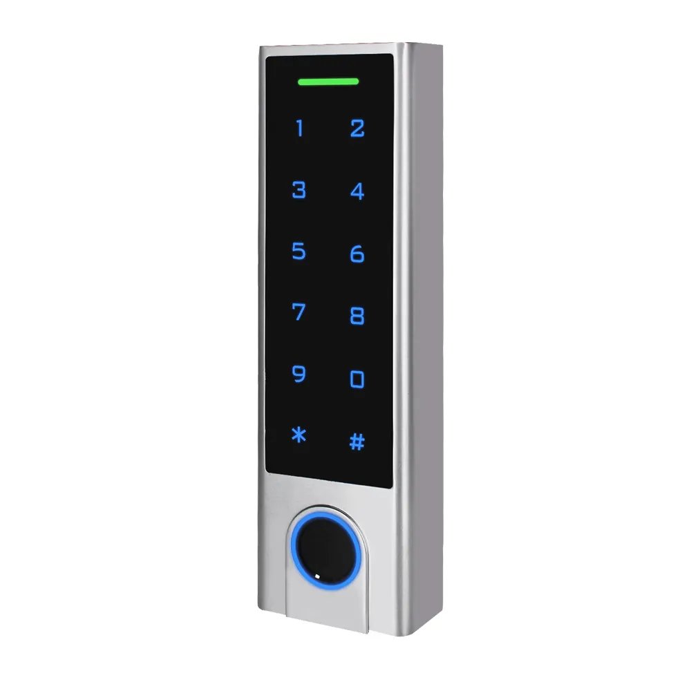 High QualityIP66 Waterproof Metal Touch Keypad Standalone Fingerprint Digital Keypad Access Control with 125KHz EM Card Reader