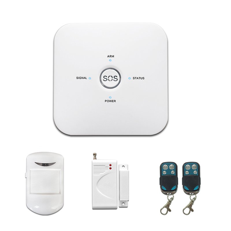 Safe Personal Alarm Panel Sim Card IP Camera Burglar Alarm Elderly MINI GSM Alarm Emergency System