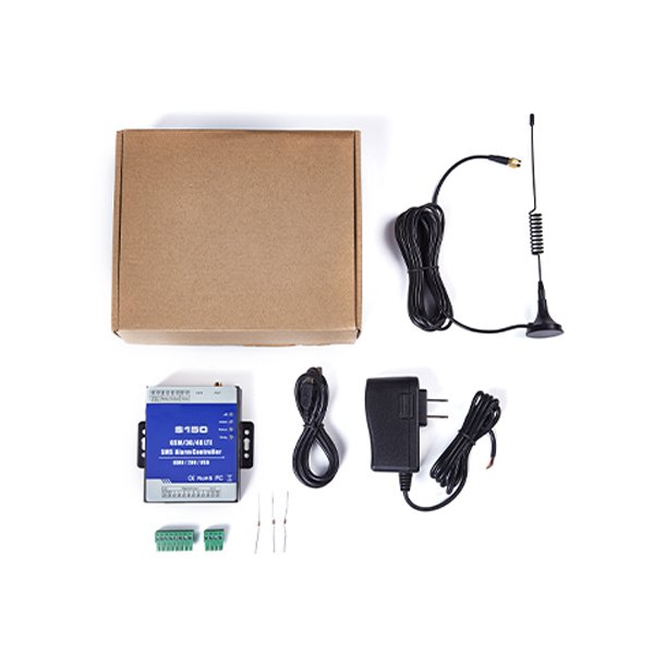 Automatic Monitoring Cellular S150 GSM/4GLTE SMS Alarm Controller 8DIN/2DO/USB for River Monitoring and Flood Control