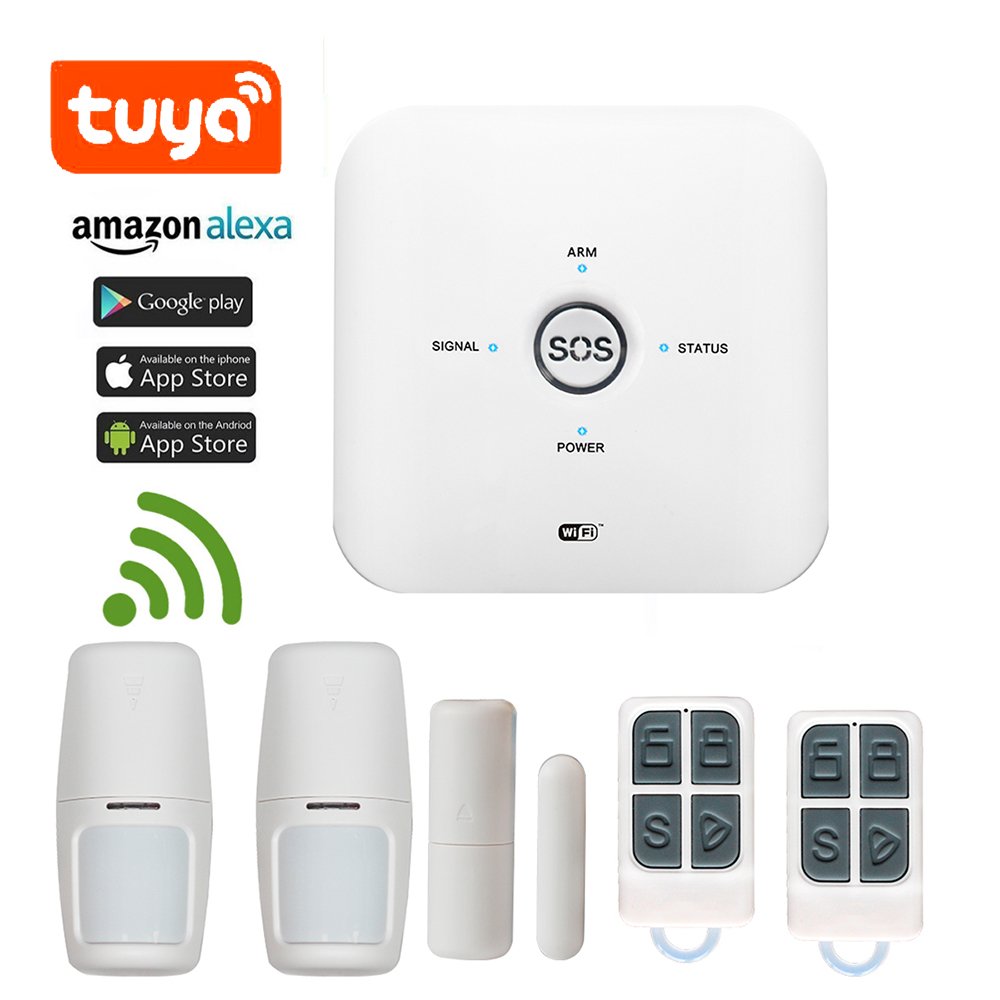 2024 New Product TUYA WIFI+GSM Smart Home Alarm Security Self Defense Products Personal Security Products