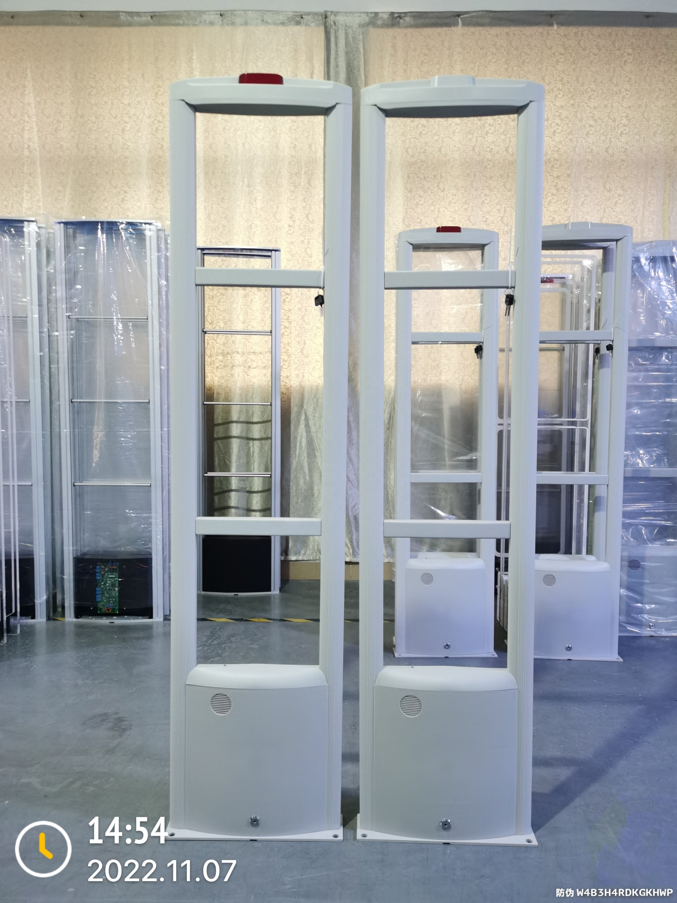 Shop security guard EAS system Anti-Theft Gate 8.2mhz Anti-Theft Alarm System 8.2mhz Alarm RF security system