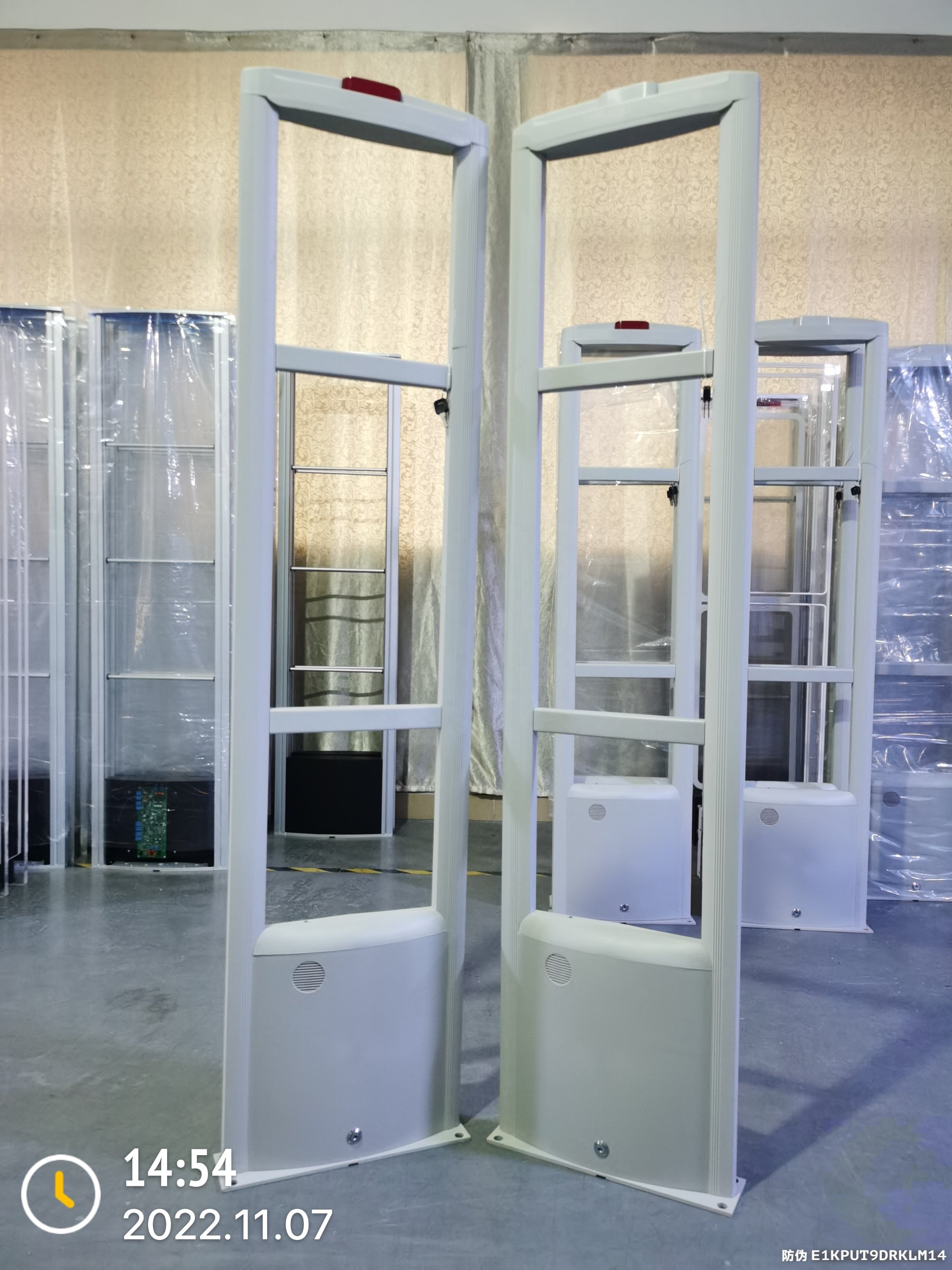 Shop security guard EAS system Anti-Theft Gate 8.2mhz Anti-Theft Alarm System 8.2mhz Alarm RF security system