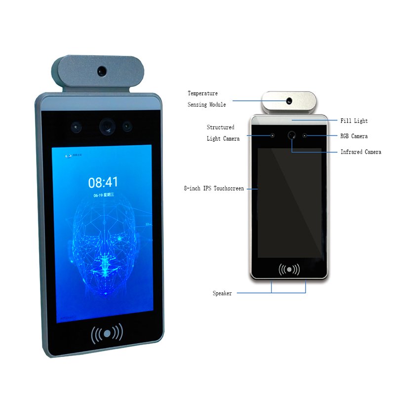 Biometric Time Attendance System Ai 3d Face Recognition Camera Access Control 2GB 16GB Security Field Intelligent Door Lock