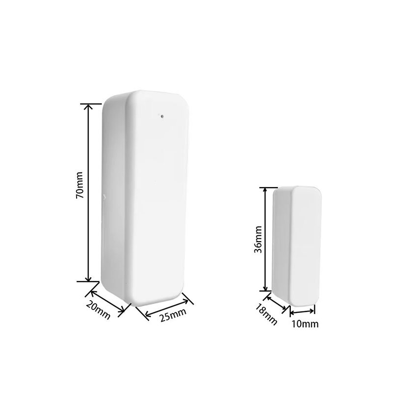 WD004-1 Tuya WIFI Door Magnetic Alarm Smart APP Control Alarm Device Magnetic Door Sensor For Doors and Windows