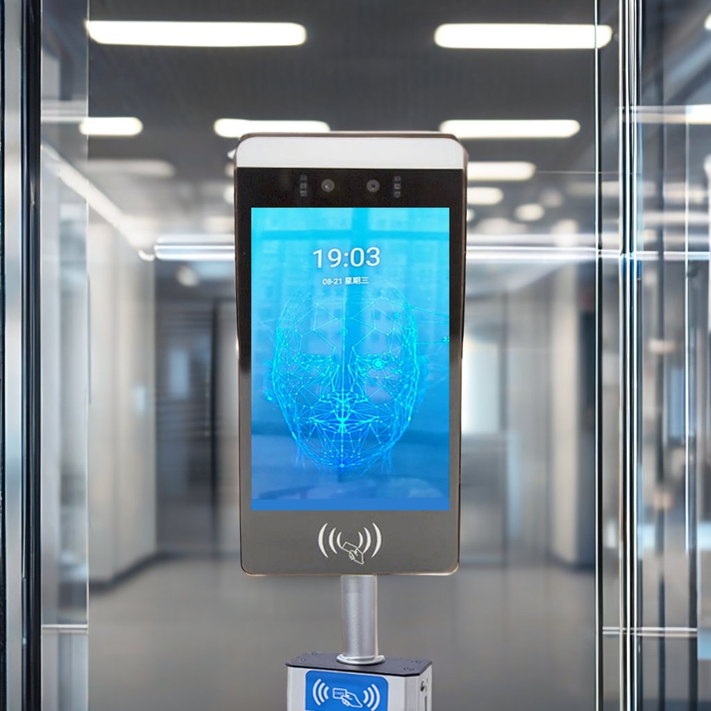Entrance Control Biometric Face Recognition For Employees Attendance Clock in/clock out And Visitors Management Solutions