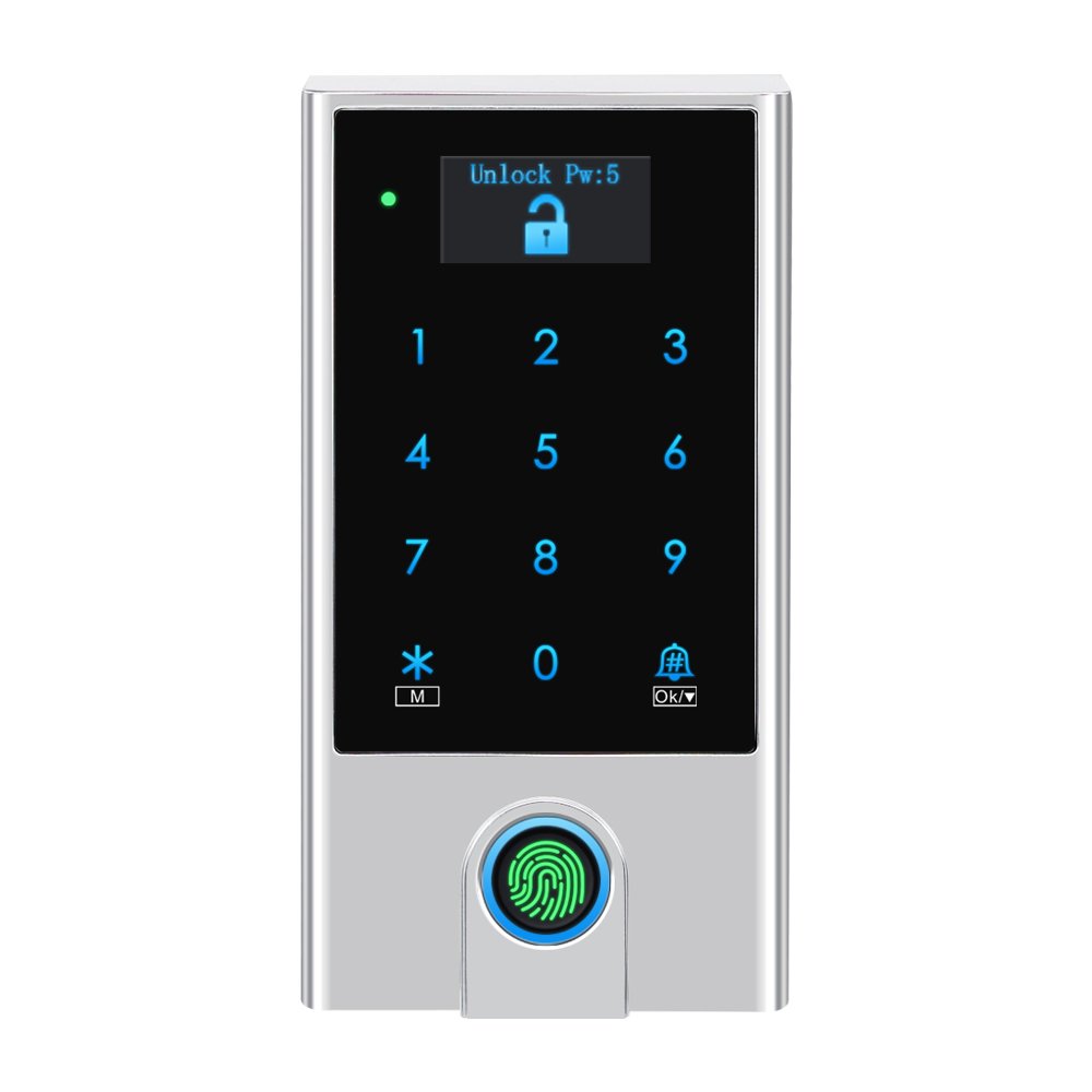 OEM/ODM Tuya WiFi Smart Fingerprint Biometric Keypad RFID Reader APP Unlock Access Control for Home Security System