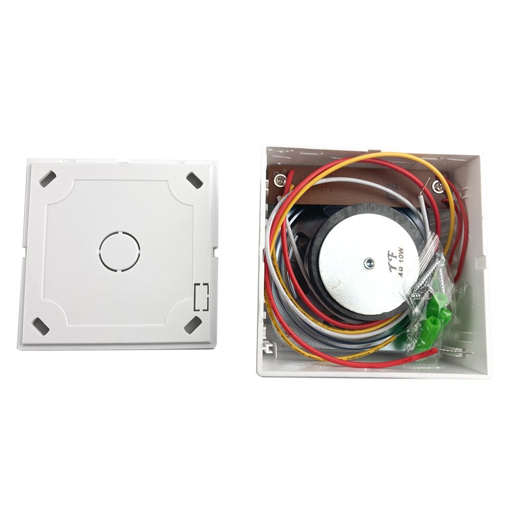 High Quality Heavy Duty Magnet Durable ABS Plastic Alarm Siren Dual Tone Wall Mount Siren 12V 2 Tones Indoor Siren