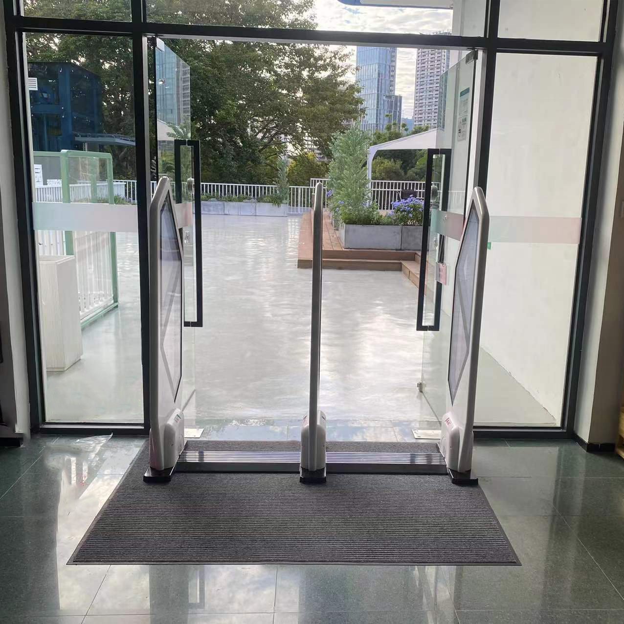 Factory Supply Classic EM 1KHz Library Anti-theft system White ABS Material Sound And Light alarm EAS system For Book Store