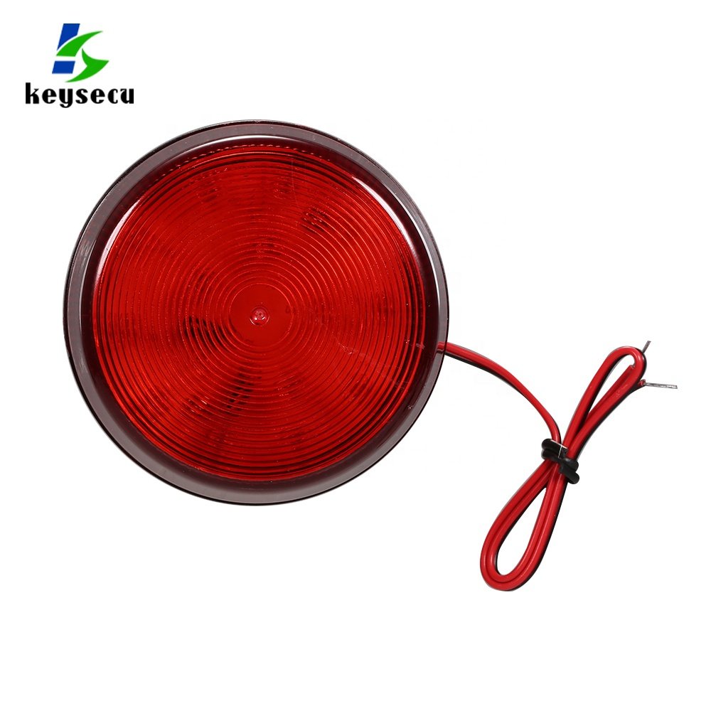 Alarm System 12V 120mA Wired Alarm Strobe Signal Siren Safety Warning LED Light Flashing
