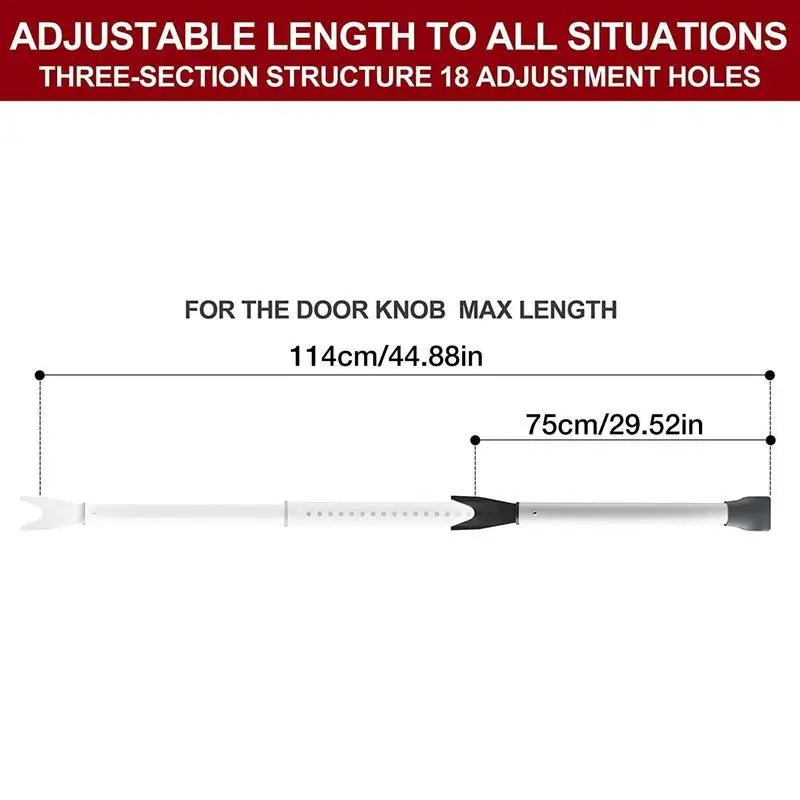Travel Portable Security Door Lock Heavy Duty Self Defense Travel Adjustable Bar Door Stopper Door Stopper for Hotel