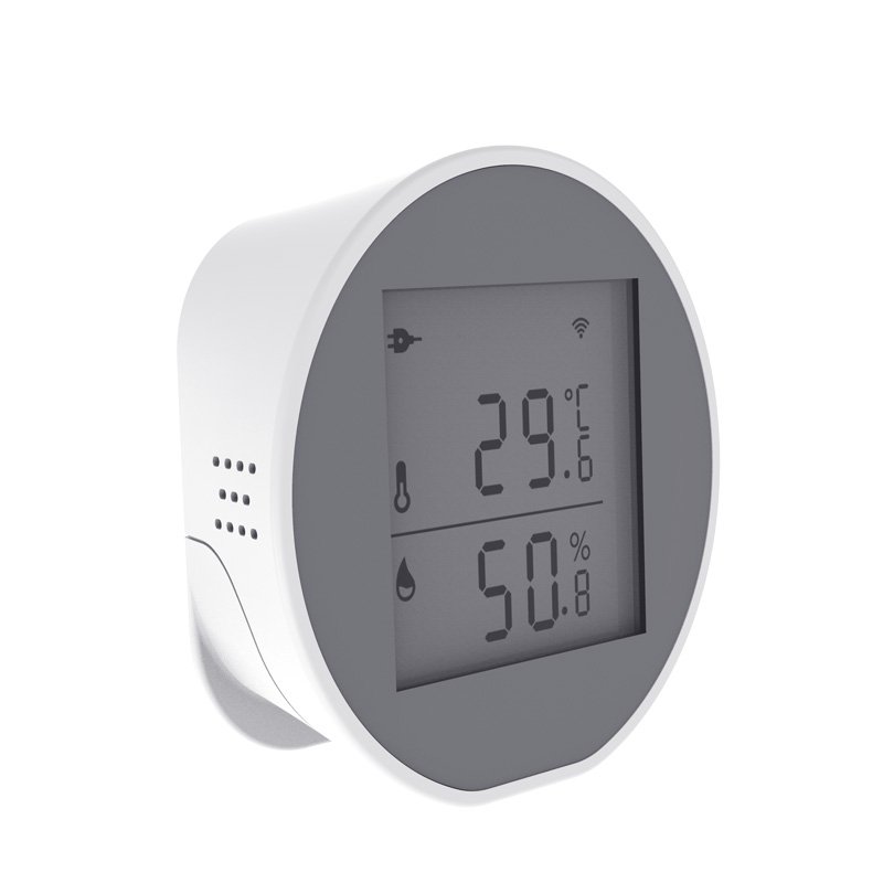 Tuya/Smart Life Wifi Digital Temperature & Humidity Sensor with LCD Screen Monitor DIY Set Temperature Humidity Sensor Detector