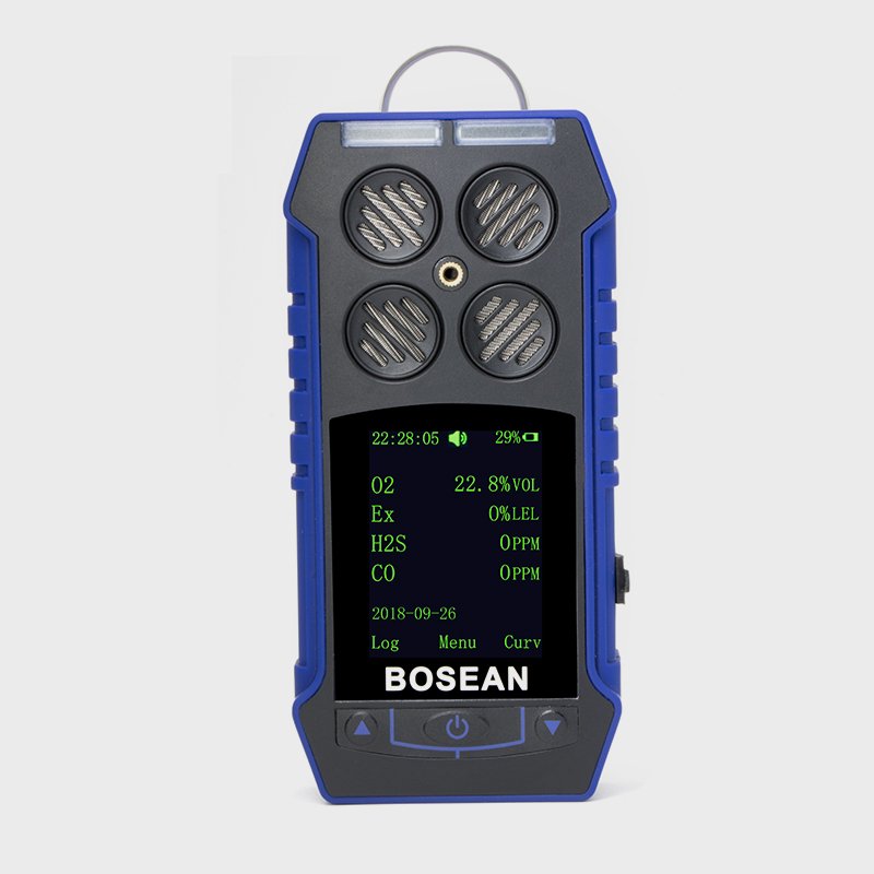 Bosean gas leak detector 4 in 1 gas detecting monitor portable multi gas detector industry