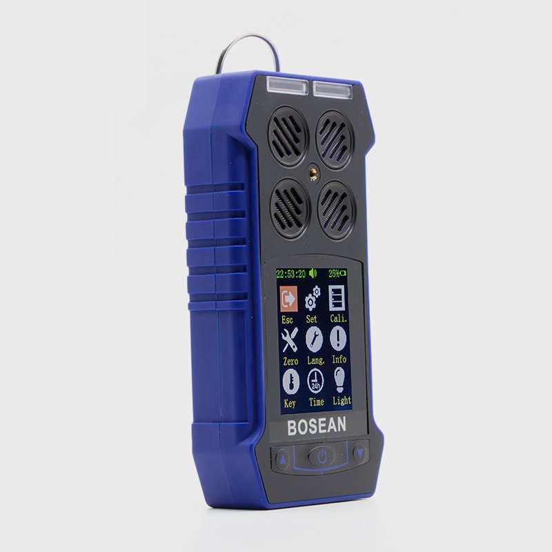 Bosean gas leak detector 4 in 1 gas detecting monitor portable multi gas detector industry