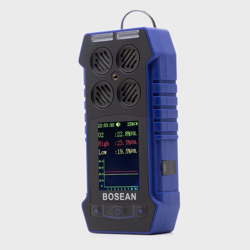Bosean gas leak detector 4 in 1 gas detecting monitor portable multi gas detector industry