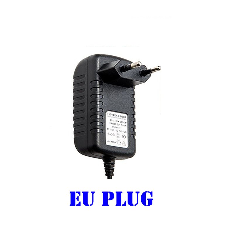 Black Color 12V 1A DC Power Adapter For Home alarm system