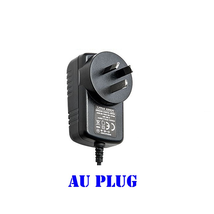 Black Color 12V 1A DC Power Adapter For Home alarm system