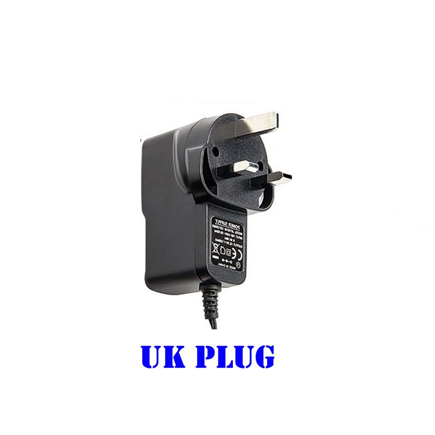 Black Color 12V 1A DC Power Adapter For Home alarm system