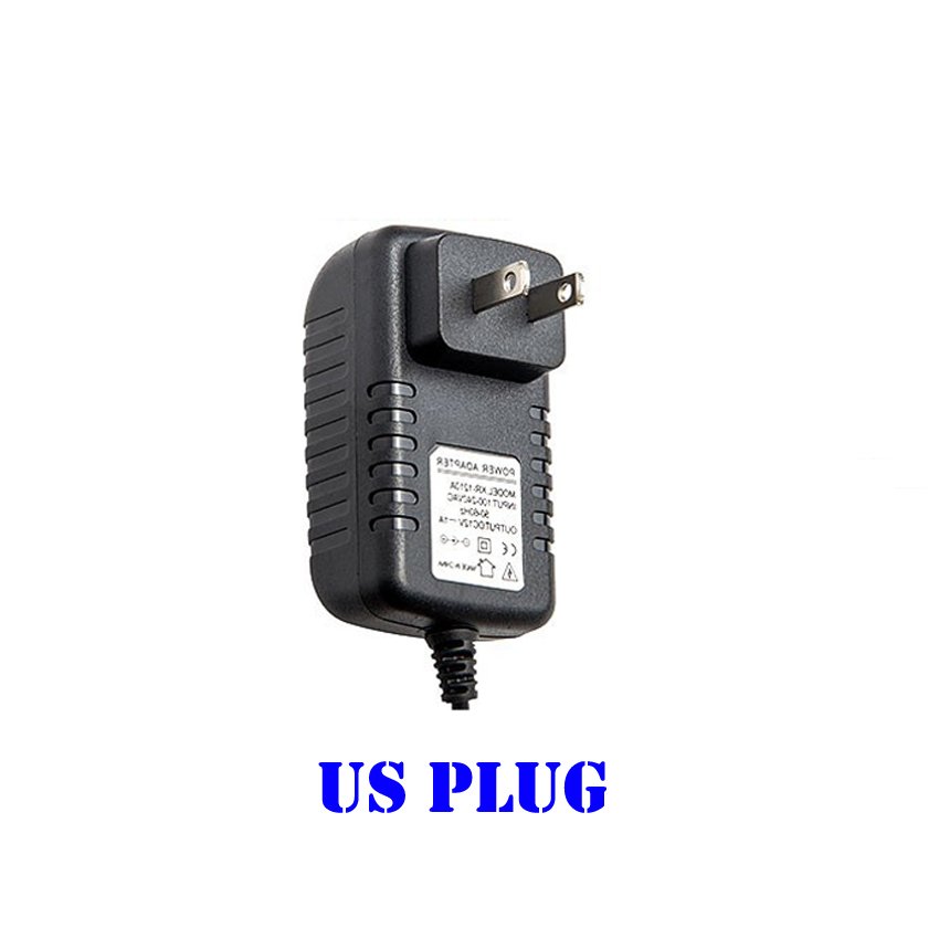 Black Color 12V 1A DC Power Adapter For Home alarm system