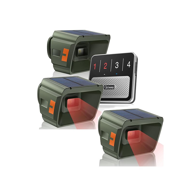 Ultra long range home anti-theft infrared solar monitoring alarm Driveway Alarm security alarm system outdoor