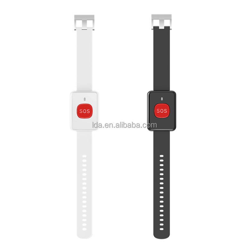 Senior Elder 433MHz Wireless Bracelet SOS Call Press Button Wearable Panic Button Alarm System