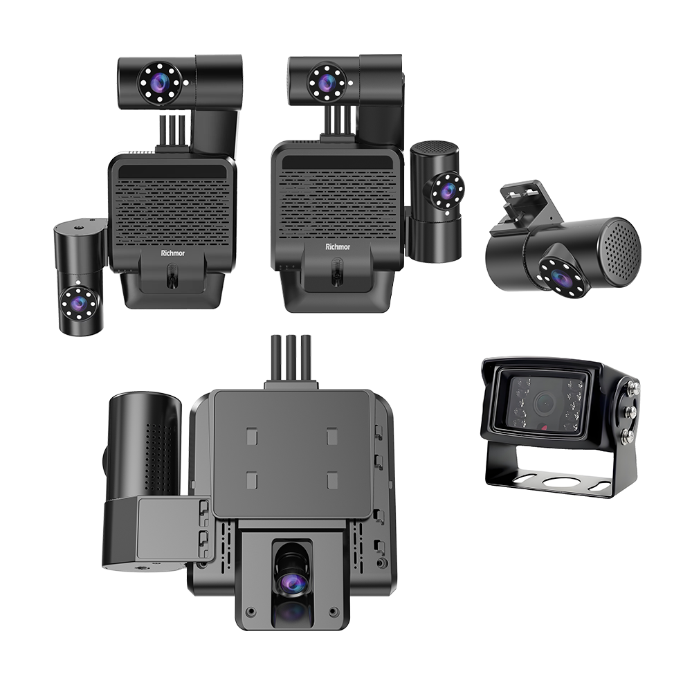 4G Car Dashcam Remote Monitoring Driver Identification DSM Driver Fatigue Monitor DMS ADAS BSD Safety Alarm System for Truck
