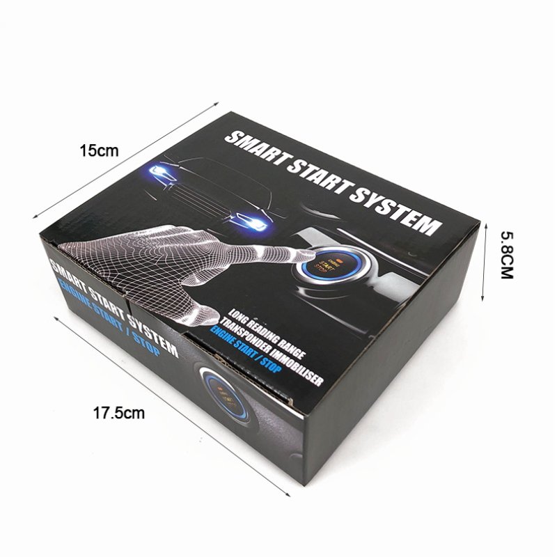 Car Alarm Remote Control PKE Car Keyless Entry Engine Start Alarm System Push Button Remote Starter Stop Auto